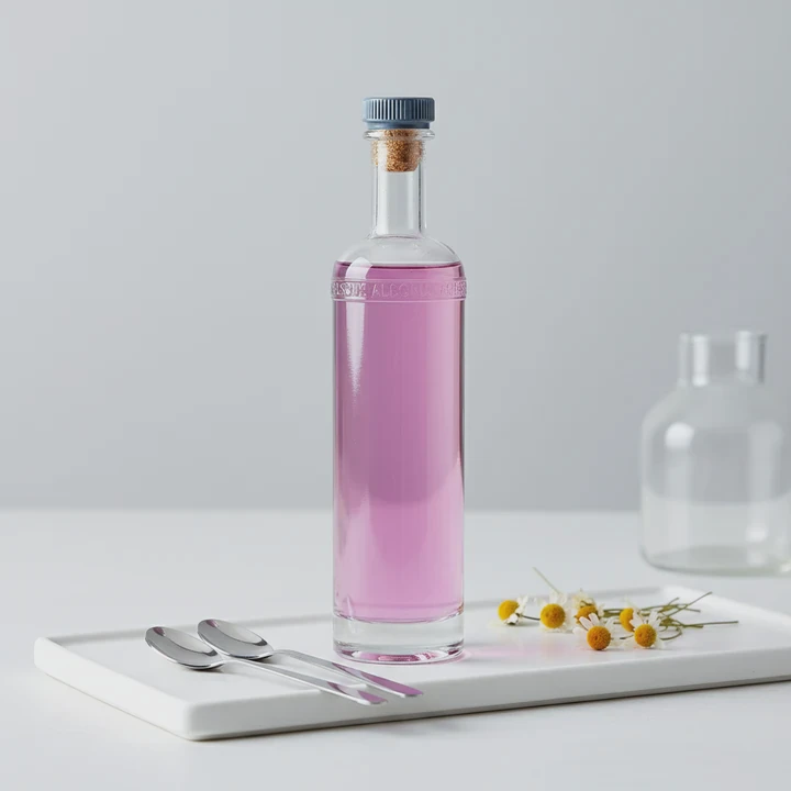 700Ml & 750Ml Glass Bottle With Cork For Whiskey And Vodka