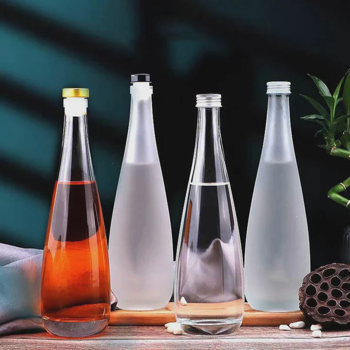 Frosted Glass Bottle For Spirits And Alcoholic Drinks