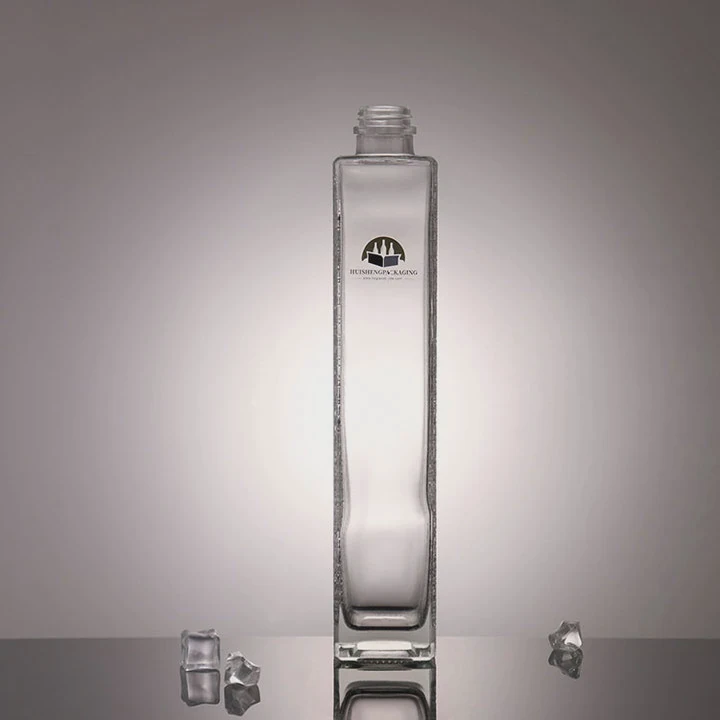 Rectangular Tequila Glass Bottle