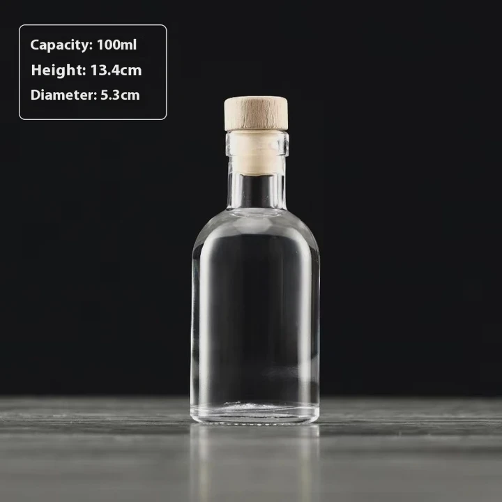 Printed Cylinder Liquor Bottle