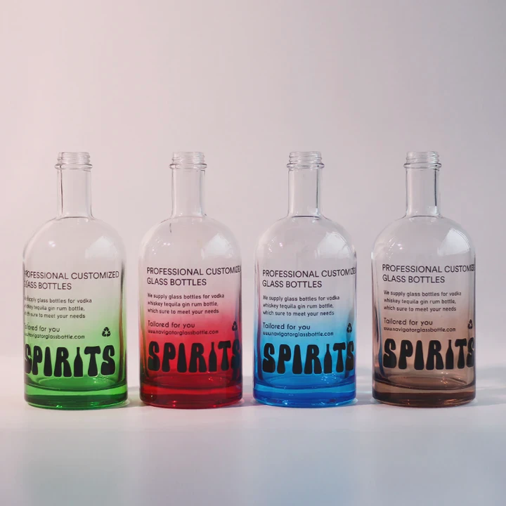 Custom Color Spirit Bottle
