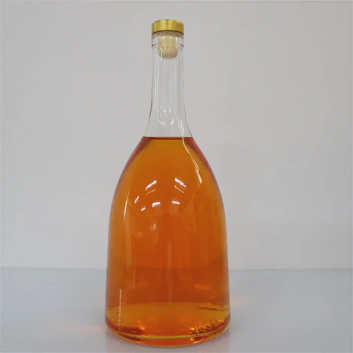 Transparent Liquor Glass Bottle