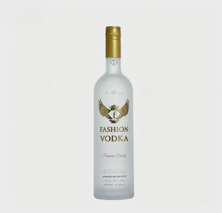 Square Flint Wine Bottle