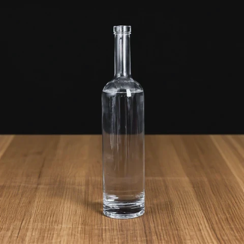 Burgundy Glass Wine Bottle