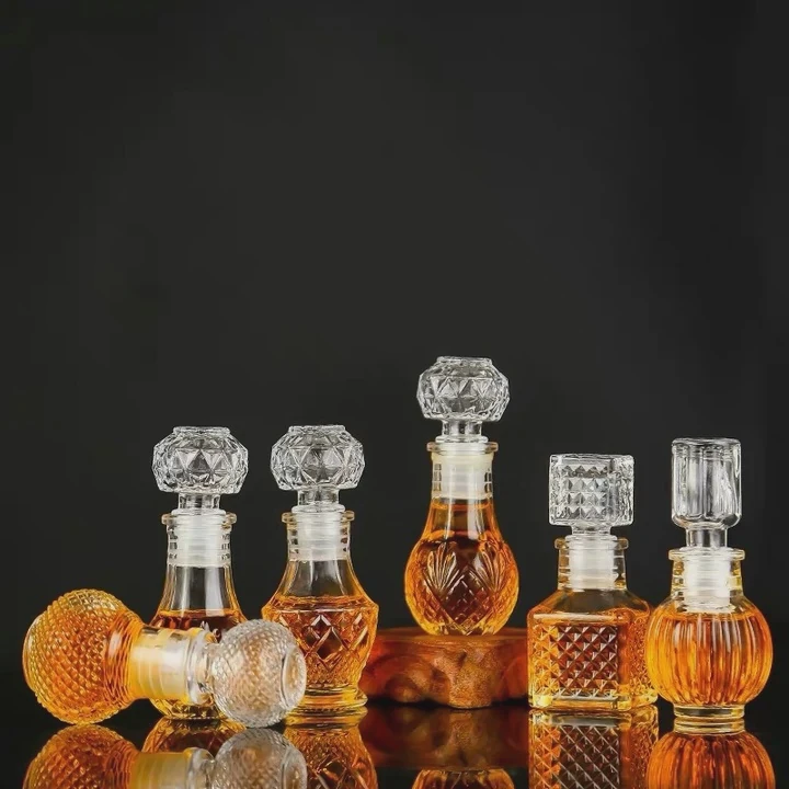 Square Whiskey Decanter Bottle