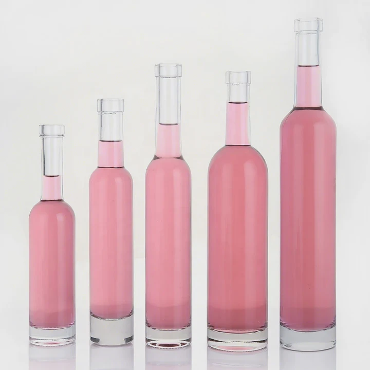 Cylinder Glass Liquor Bottle