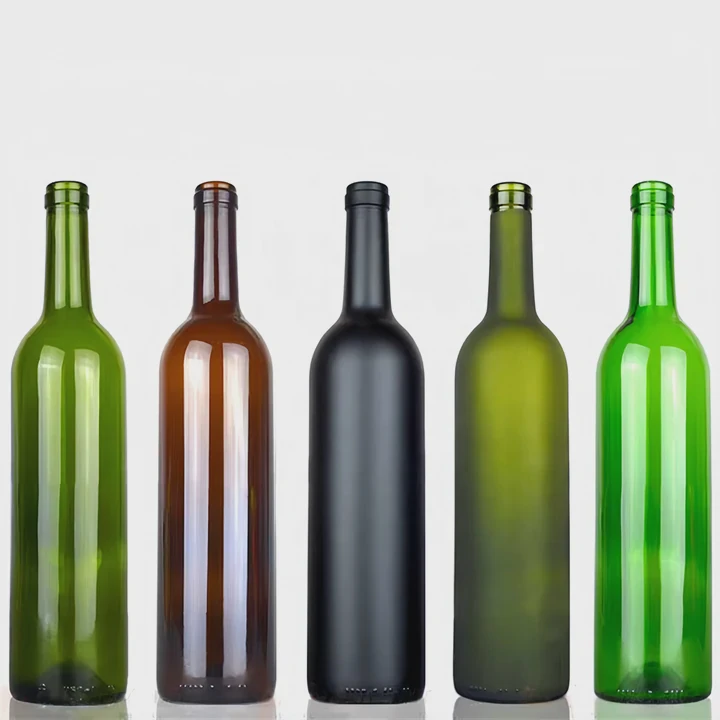 Glass Spirit Bottle With Caps