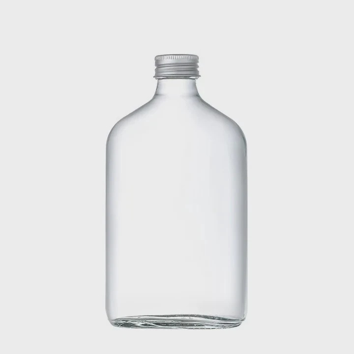 Green Glass Tea Bottle