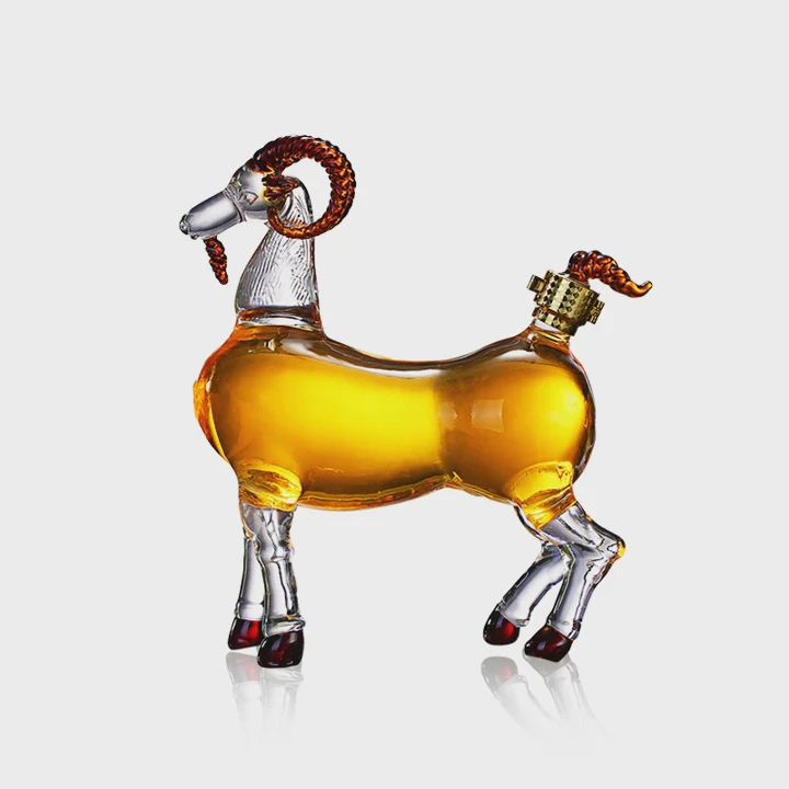 Zodiac Goat Whiskey Bottle
