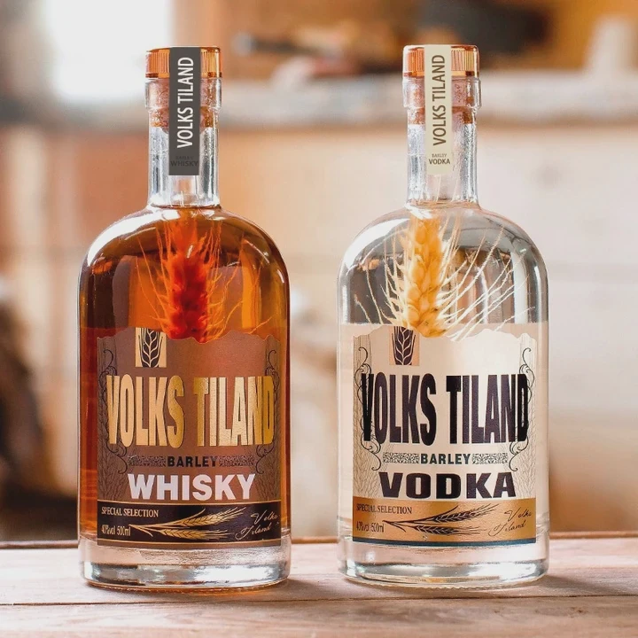 Custom Fancy Liquor Glass Bottle