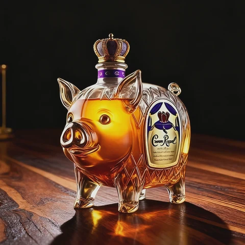Pig Shape Wine Bottle