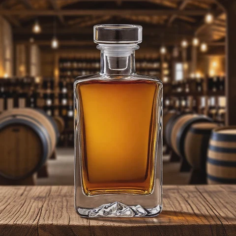 100Ml Square Liquor Bottle