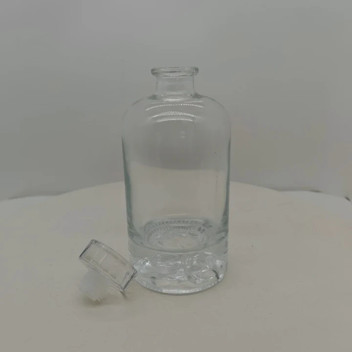 Crystal White Liquor Bottle