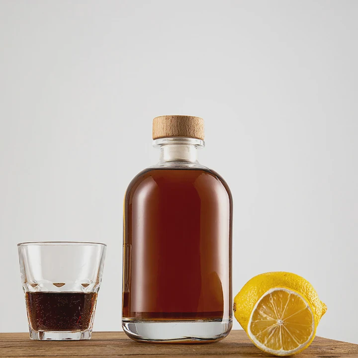 Glass Bottle For Vodka And Rum