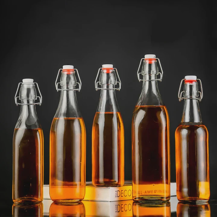Custom Cork Glass Wine Bottle