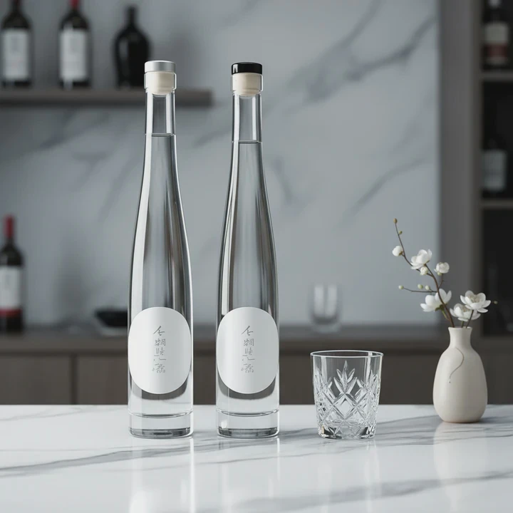 Reusable Vodka Glass Bottle