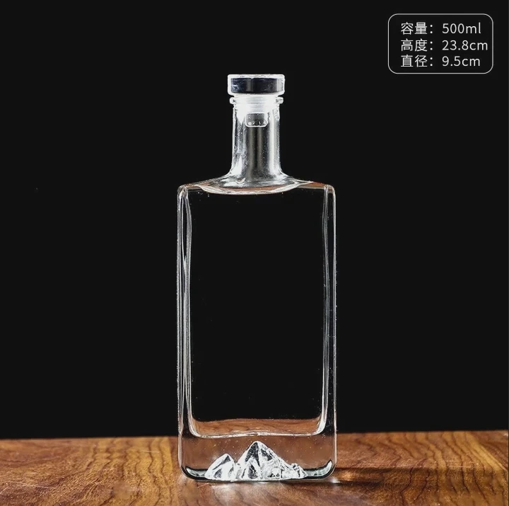 Custom Beverage Glass Bottle