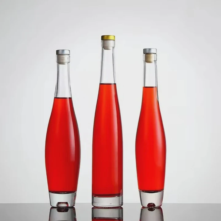 Clear Wine Liquor Bottle