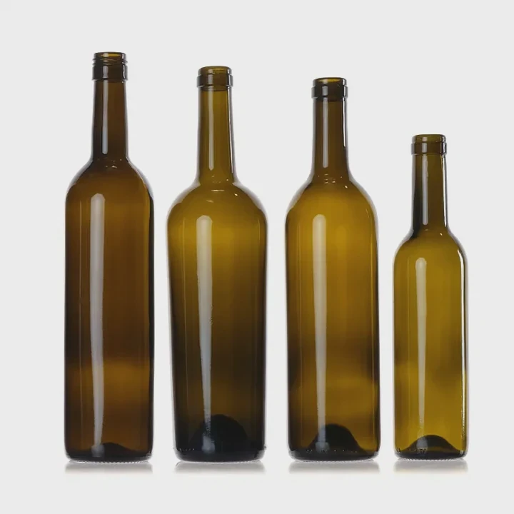 Antique Green Bordeaux Bottle