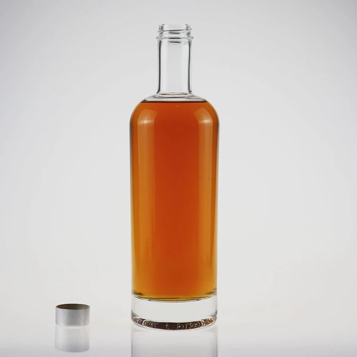 750Ml Vodka Whiskey Glass Bottle