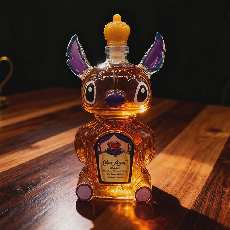 Cartoon Shape Crystal Wine Bottle