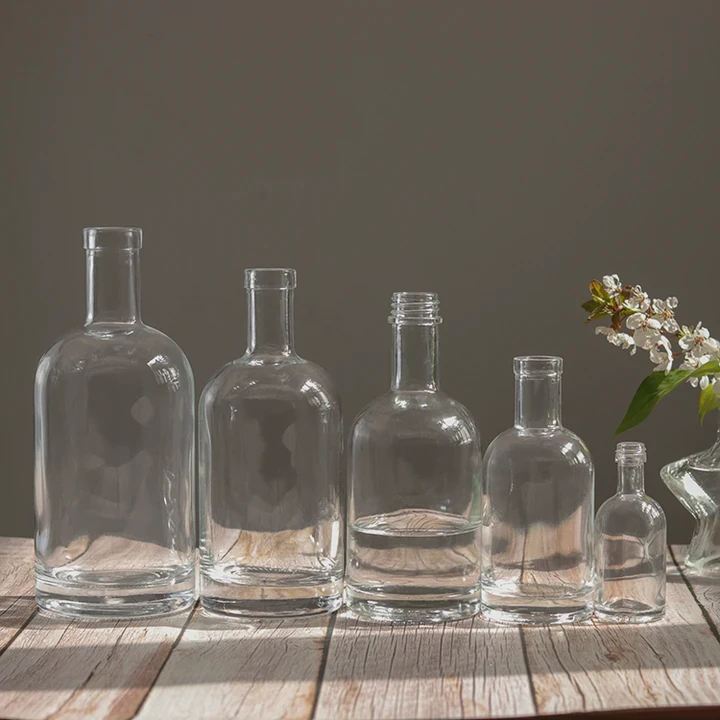 Custom Liquor Bottle With Cork