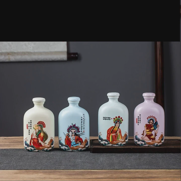 Custom Ceramic Wine Bottle