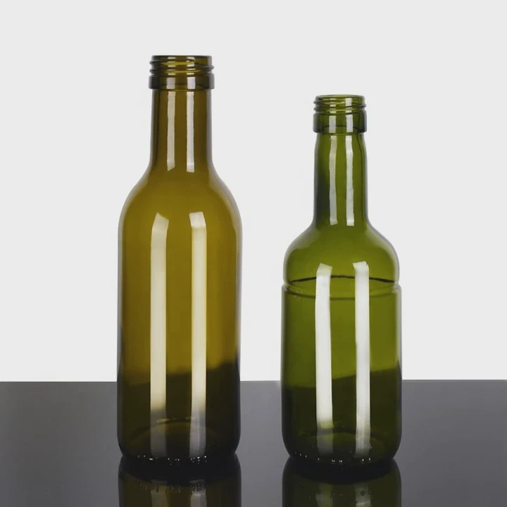 187Ml Brown Bordeaux Bottle
