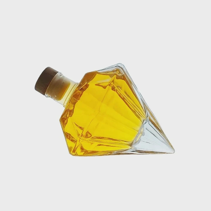 Unique Shape Liquor Glass Bottle